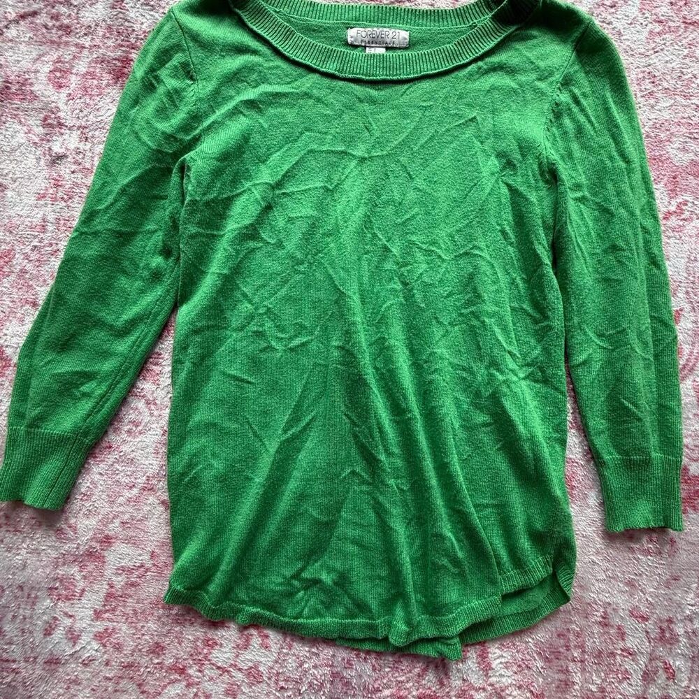 Forever-21 Women's Green Top